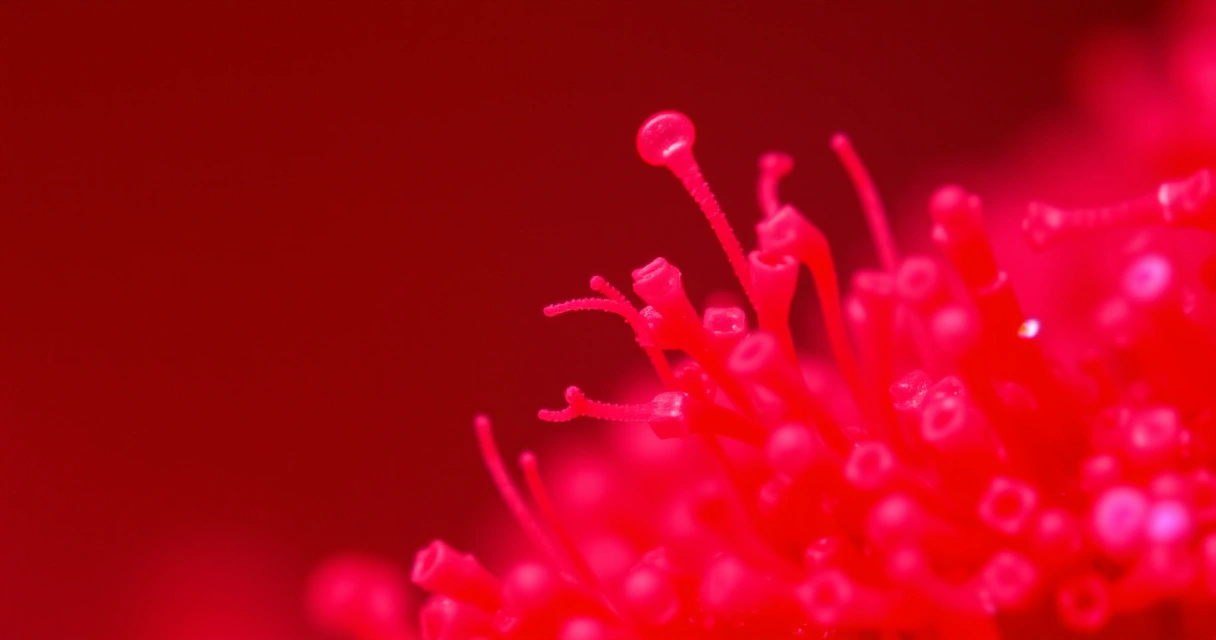 Haematococcus pluvialis -mikrolevää mikroskoopissa