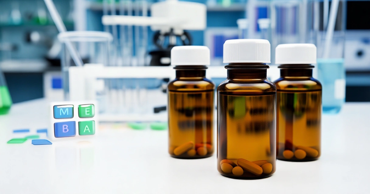 Hivenainelisäravinteet laboratorioympäristössä, mineral supplement bottles